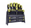 Skrutkovače magnetické s plastovým stojanom, 49-dielna sada, CrV, EXTOL CRAFT