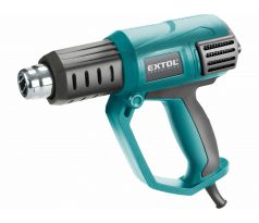 Pištoľ teplovzdušná s plynulou reguláciou, príkon 2000W, LCD, EXTOL INDUSTRIAL