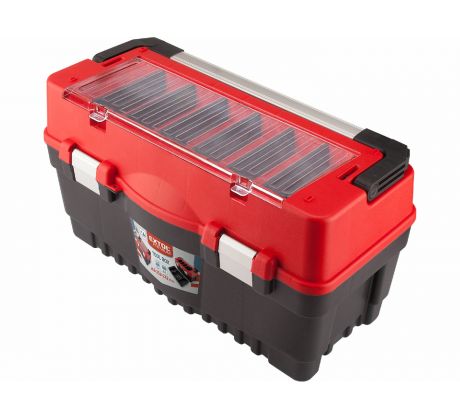 Kufor na náradie plastový, 595x289x328mm, EXTOL PREMIUM