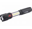 Svietidlo 3W XPE (100lm) + 3W COB bočné (150lm) LED, 4xAAA, dĺžka 170mm, EXTOL LIGHT