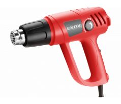 Pištoľ teplovzdušná, príkon 2000W, 50-450/90-600°C, EXTOL PREMIUM