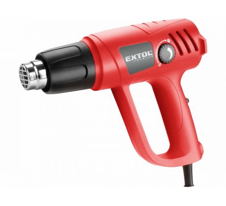 Pištoľ teplovzdušná, príkon 2000W, 50-450/90-600°C, EXTOL PREMIUM