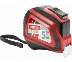 Meter zvinovací, 5m, šírka pásu 19mm, EXTOL PREMIUM