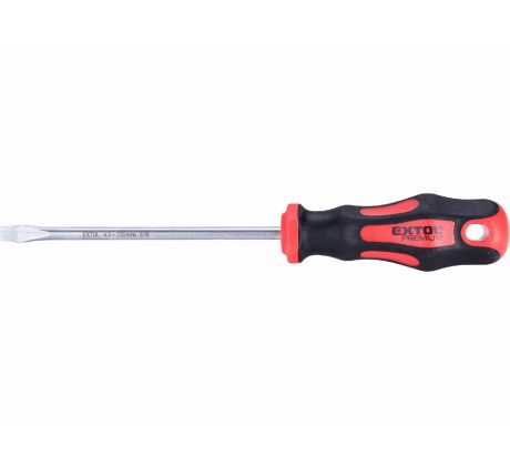 Skrutkovač plochý, magnetický, 6,5 x 125mm, CrV, EXTOL PREMIUM