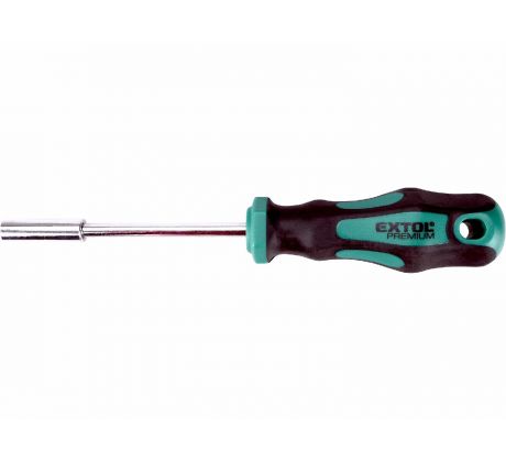 Skrutkovač na bity magnetický, 1/4", dĺžka 100mm, CrV, EXTOL PREMIUM
