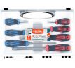Skrutkovače magnetické, 7-dielna sada, CrV, EXTOL PREMIUM