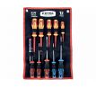 Skrutkovače magnetické, 12-dielna sada, CrV, EXTOL PREMIUM