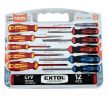 Skrutkovače magnetické, 12-dielna sada, CrV, EXTOL PREMIUM