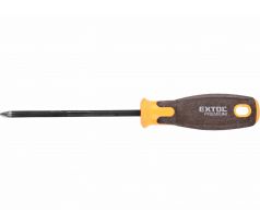 Skrutkovač krížový PZ, magnetický, PZ2 x 125mm, CrV, EXTOL PREMIUM