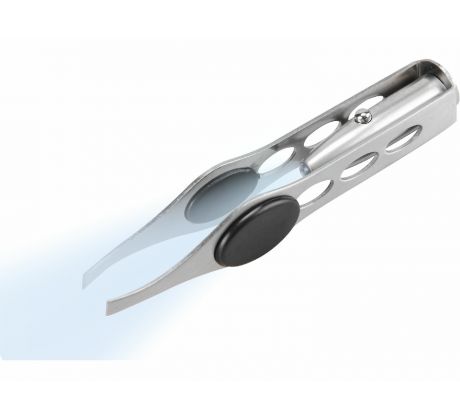Pinzeta s LED, antikoro, EXTOL CRAFT
