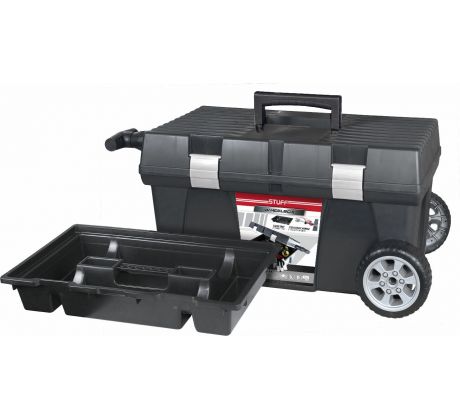 Kufor na náradie plastový s kolieskami, 760x380x330mm