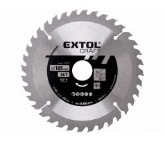 Kotúč pílový s SK plátkami, 185x1,4x30mm, 36z, EXTOL CRAFT