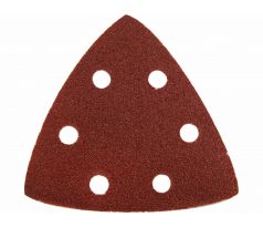 Papier brúsny delta 20ks, 93mm, P40, 6 dier, suchý zips, EXTOL PREMIUM