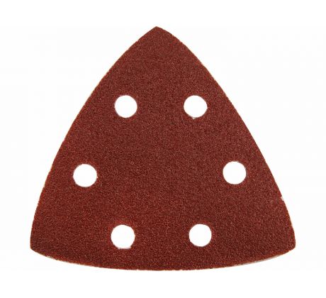 Papier brúsny delta 20ks, 93mm, P40, 6 dier, suchý zips, EXTOL PREMIUM