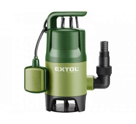 Čerpadlo ponorné kalové, príkon 400W, 7500l/hod., max. výtlak 5m, EXTOL CRAFT