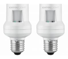 Objímka diaľkovo IR ovládaná, 2ks, EXTOL LIGHT