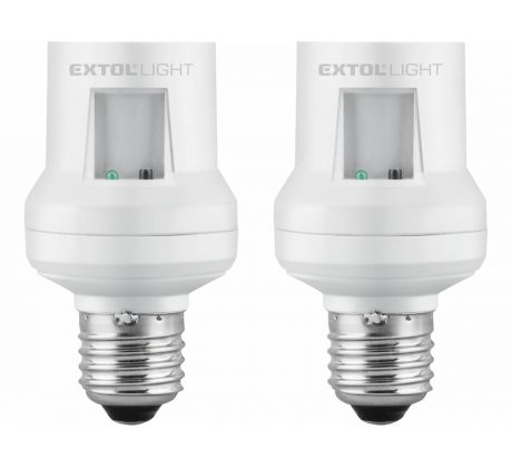 Objímka diaľkovo IR ovládaná, 2ks, EXTOL LIGHT