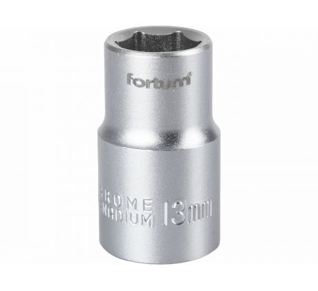 Kľúč nástrčný, 13mm, 1/2”, FORTUM