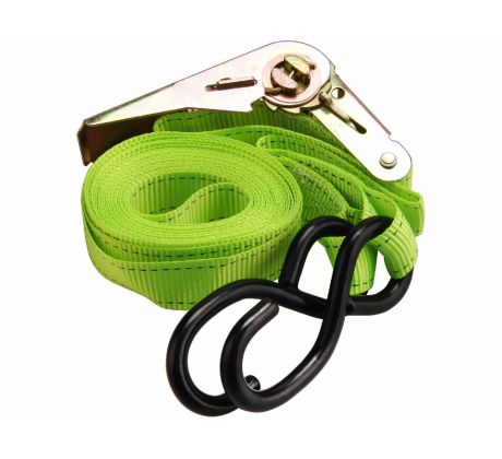 Pás sťahovací "gurtňa" s 2 hákmi, 5m x 25mm, max. 500kg, EXTOL CRAFT