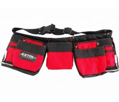 Vrecko na náradie trojdielne s opaskom, 7 vreciek, nylónové, EXTOL PREMIUM