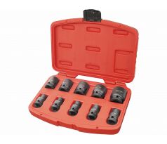 Hlavice nástrčné rázové, 1/2", 10ks, CrMoV, EXTOL PREMIUM