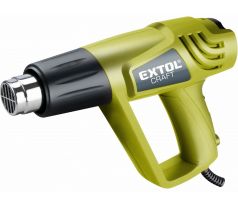 Pištoľ teplovzdušná, príkon 2000W, kufor, EXTOL CRAFT