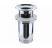 Výpusť umývadlová Click-Clack s prepadom, 5/4" G, dĺžka 80mm, chróm, BALLETTO