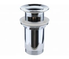 Výpusť umývadlová Click-Clack s prepadom, 5/4" G, dĺžka 80mm, chróm, BALLETTO