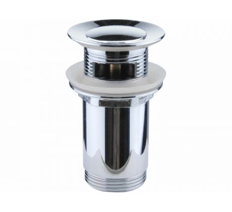 Výpusť umývadlová Click-Clack s prepadom, 5/4" G, dĺžka 80mm, chróm, BALLETTO