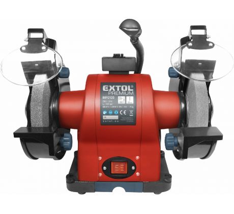 Brúska dvojkotúčováL, príkon 520W, kotúč 200mm, EXTOL PREMIUM