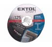 Kotúč rezný na kov 5ks, 125x1,6mm, EXTOL CRAFT