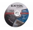 Kotúč rezný na kov 5ks, 150x1,6mm, EXTOL CRAFT