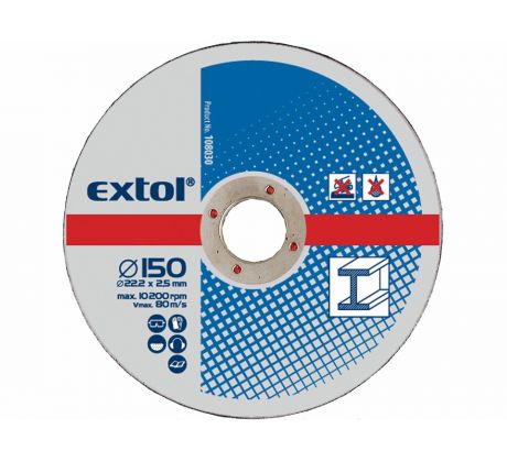 Kotúč rezný na kov 5ks, 150x2,5mm, EXTOL CRAFT