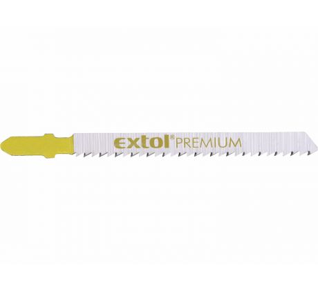 List pílový do priamočiarej pílky 5ks, HCS 75mm, čistý rez, úchyt BOSCH, HCS, EXTOL PREMIUM