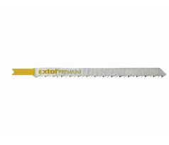 List pílový do priamočiarej pílky 5ks, HCS 126mm, hrubý rez, úchyt UNIVERSAL, HCS, EXTOL PREMIUM