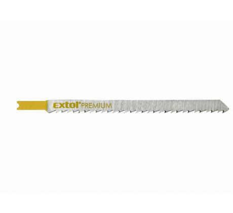 List pílový do priamočiarej pílky 5ks, HCS 126mm, hrubý rez, úchyt UNIVERSAL, HCS, EXTOL PREMIUM