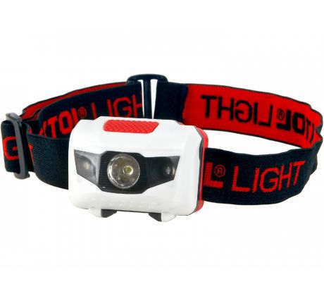 Čelovka 1W + 2LED, 4 režimy svietenia, max. dosvit 15m, ABS plast, EXTOL LIGHT