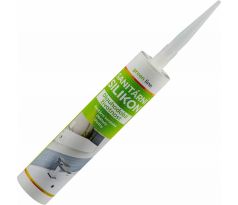 Silikón sanitárny, objem 310ml, biely, Den Braven