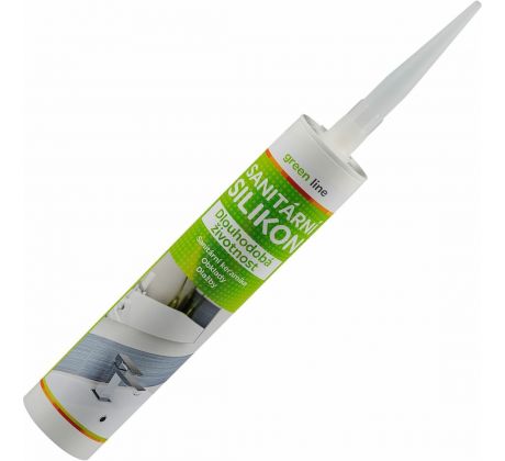 Silikón sanitárny, objem 310ml, biely, Den Braven