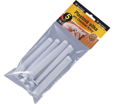 Plastové sitko, Ø12x50mm, 5ks, Den Braven