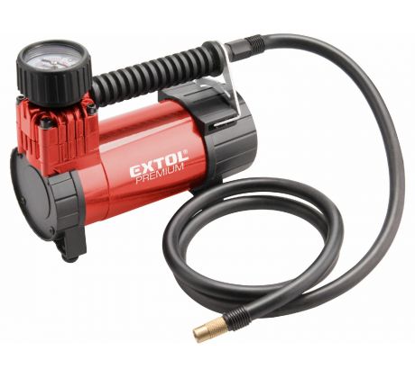 Kompresor do auta, 12V, 6,9bar, celokovové telo, EXTOL PREMIUM