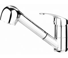 Batéria stojanková drezová s výsuvnou sprchou, rameno 160mm, 40mm, SEDAL, chróm, OPERA