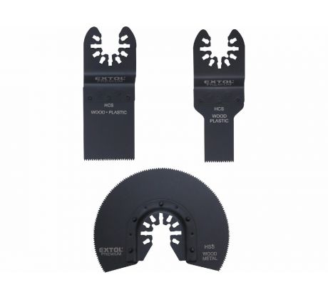Multifunkčné náradie, 3-dielna sada, na drevo, EXTOL PREMIUM