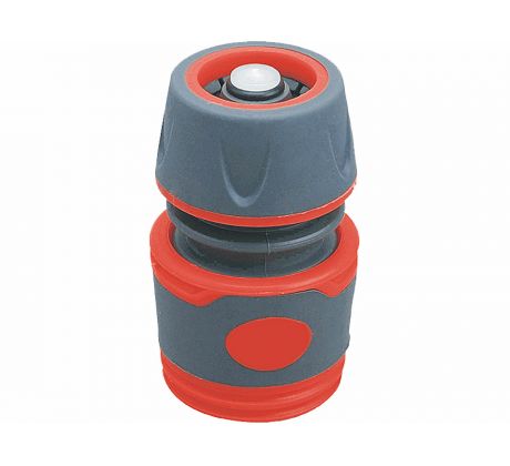 Rýchlospojka na hadicu plastová, 1/2'', STOP ventil, EXTOL PREMIUM