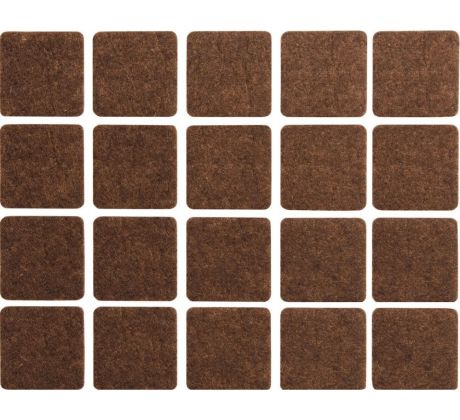 Podložka samolepiaca pod nábytok, 20ks, 20x20mm