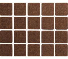 Podložka samolepiaca pod nábytok, 12ks, 28x28mm