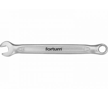 Kľúč očko-vidlicový, 6mm, FORTUM