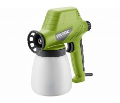 Pištoľ striekacia, príkon 80W, nádobka 800ml, 280ml/min, dýza 0,8mm, EXTOL CRAFT