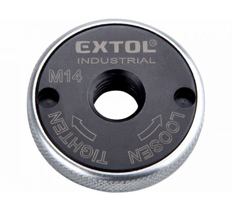 Matica upínacia pre uhlovú brúsku beznástrojová, M14, 107g, EXTOL INDUSTRIAL