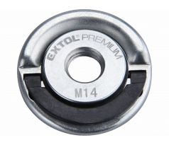 Matica upínacia pre uhlovú brúsku beznástrojová, M14, 60g, EXTOL PREMIUM